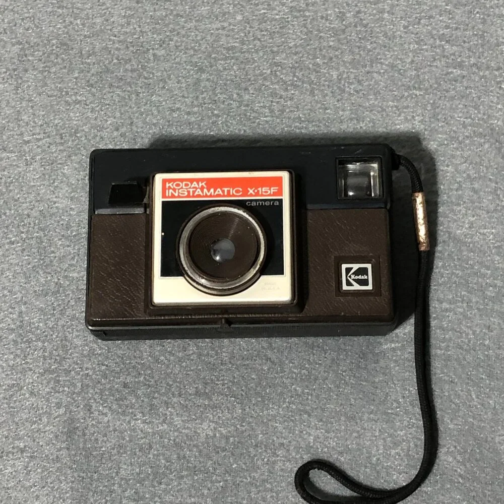 KODAK INSTAMATIC X-15F Vintage 126 Film Camera Made in USA